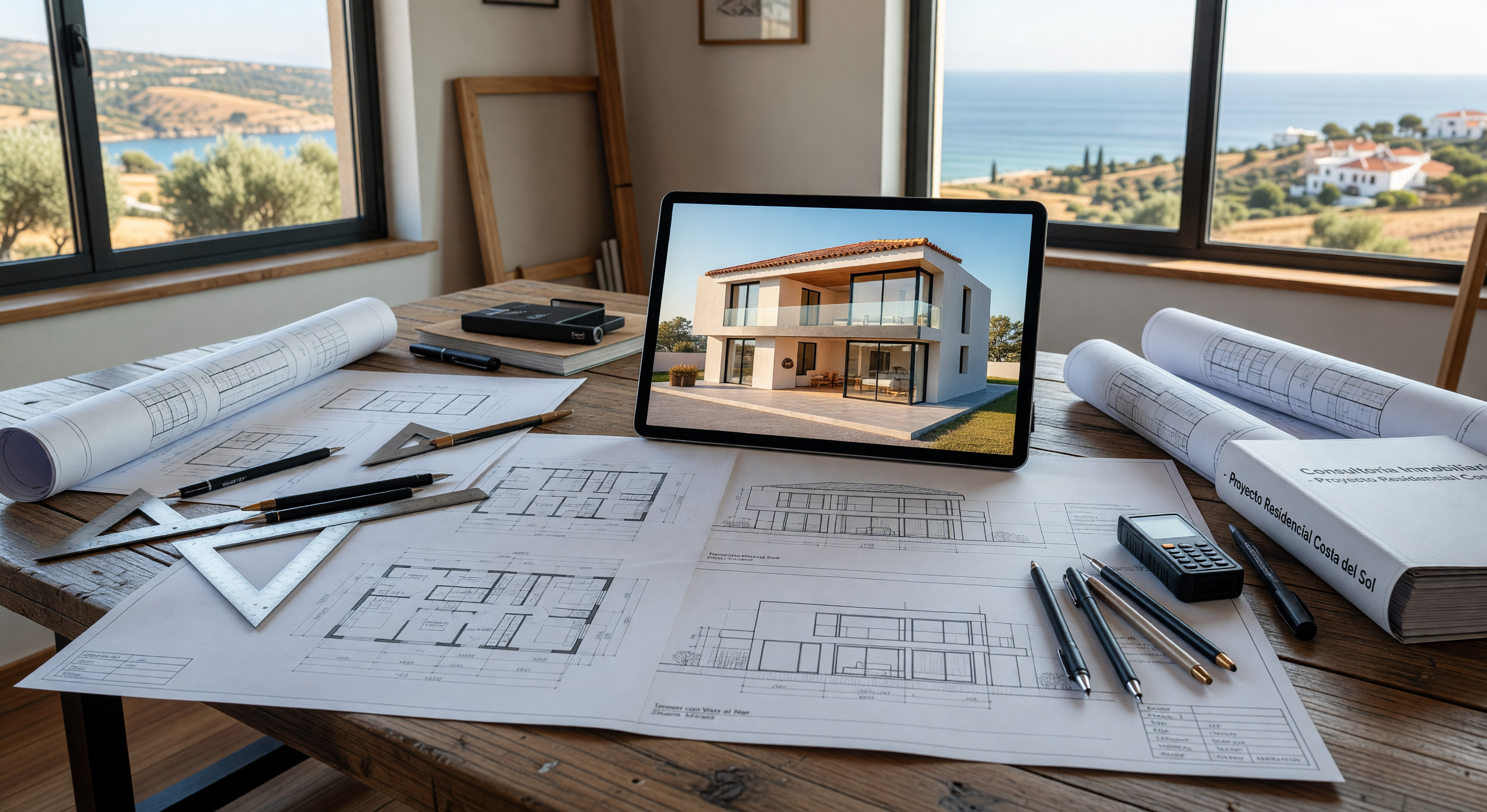 Planos arquitectónicos de propiedad premium