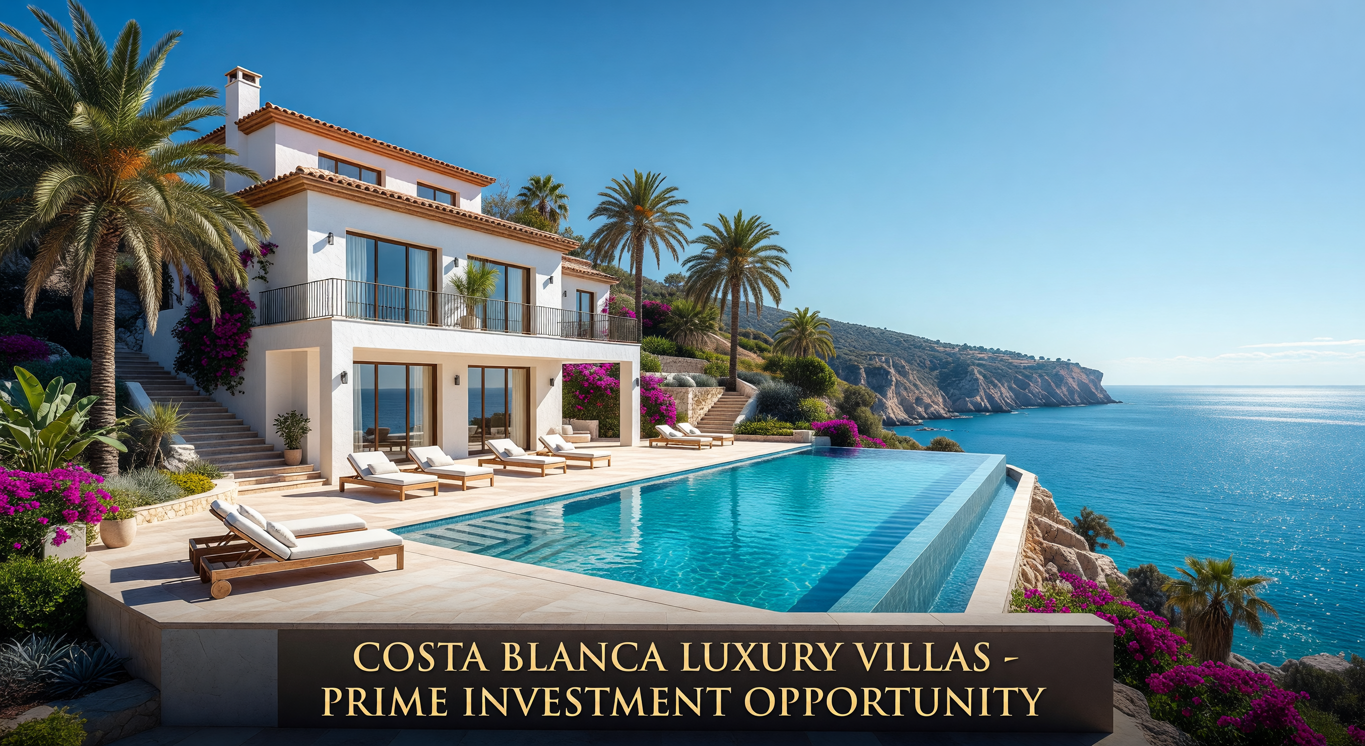 Villa de lujo en la costa española