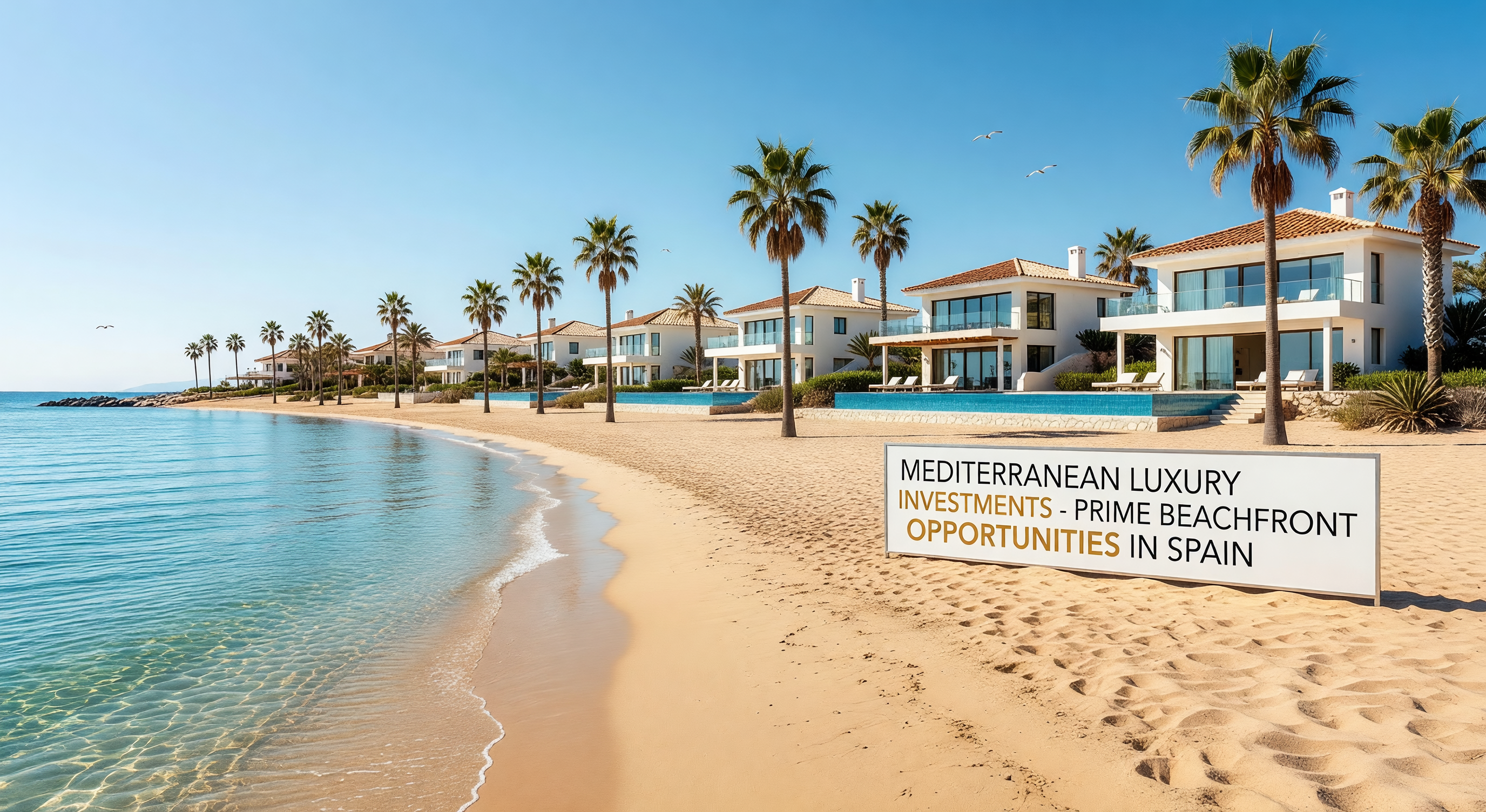 Costa mediterránea soleada